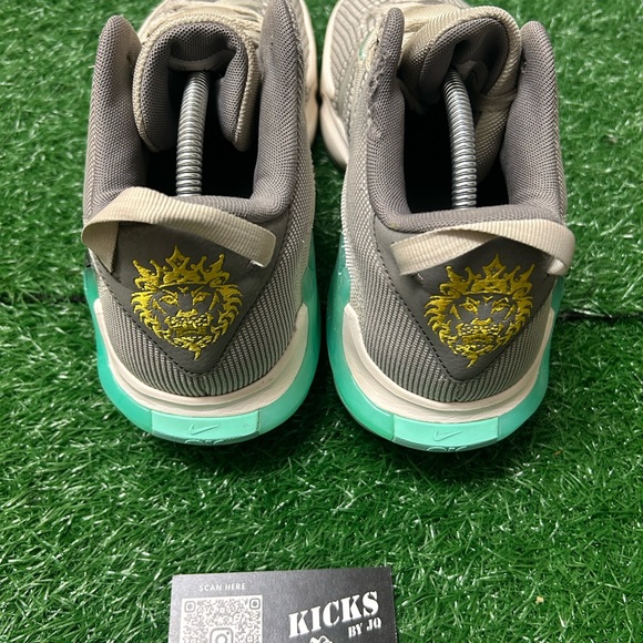 Nike LeBron Witness 7 Flat Pewter Mint South Beach Size 11 (DM1123-006) - Picture 4 of 6